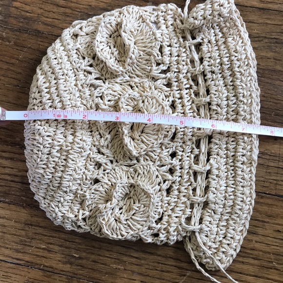 Mini straw hobo bag with drawstring - Picture 12 of 13